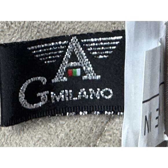 A G Milano Beige Leather Jacket New Old Stock 2015 Women’s Size Medium - Picture 10 of 11